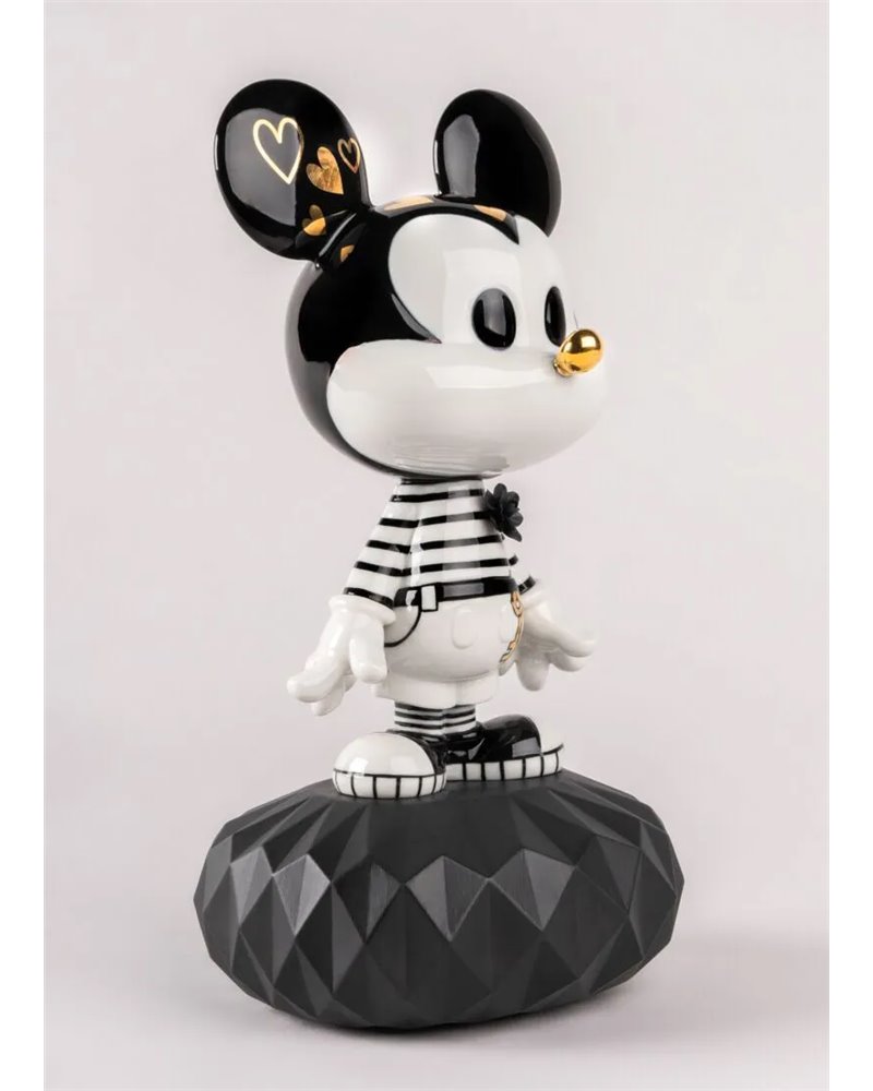 Escultura Mickey in black and white