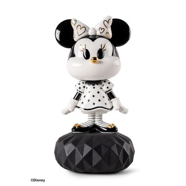 Escultura Minnie in black and white