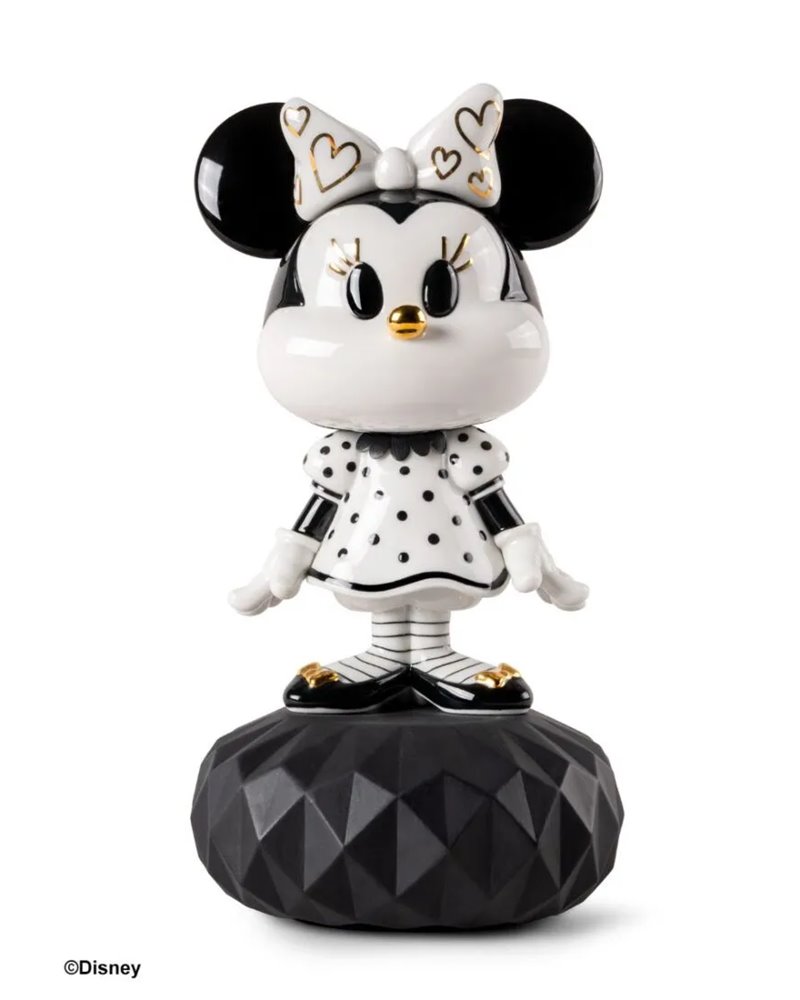 Escultura Minnie in black and white