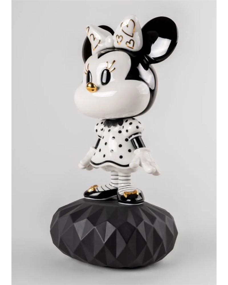 Escultura Minnie in black and white