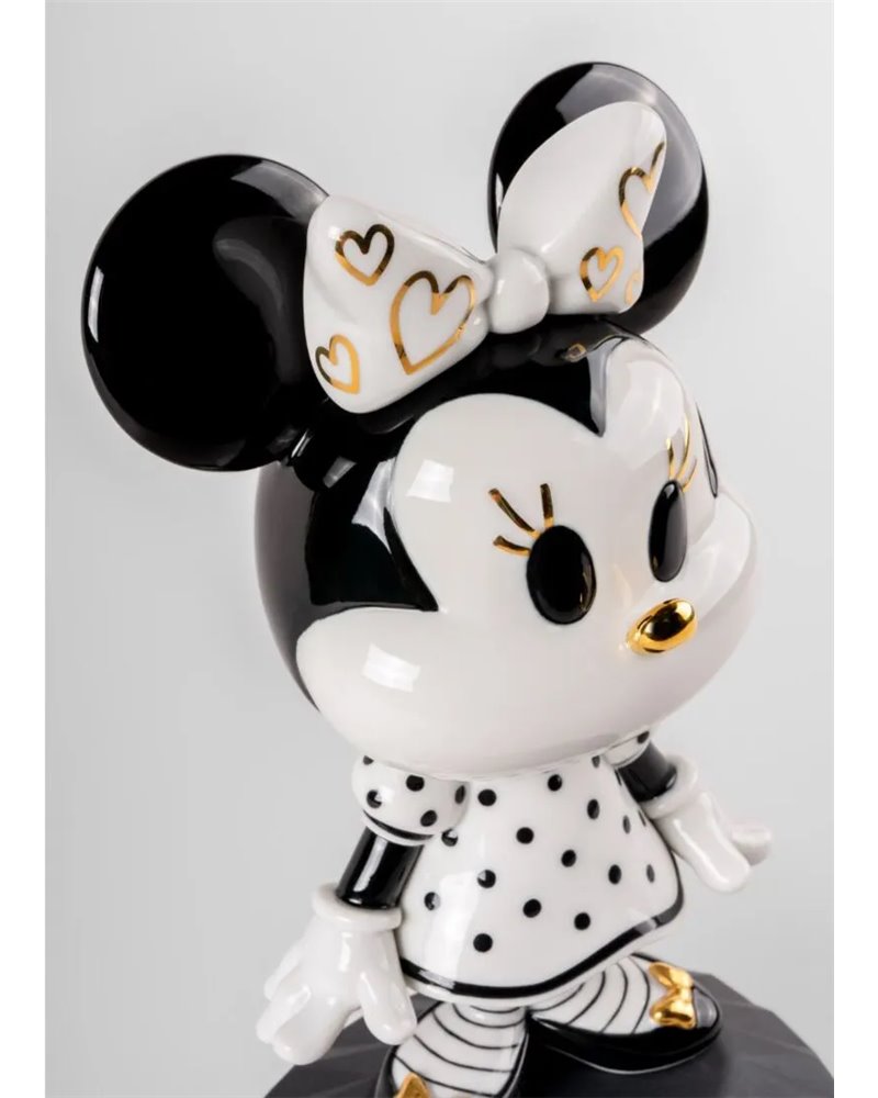 Escultura Minnie in black and white