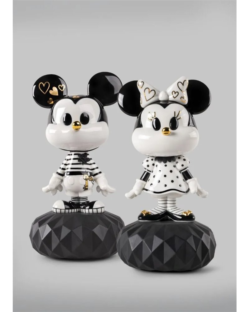 Escultura Minnie in black and white