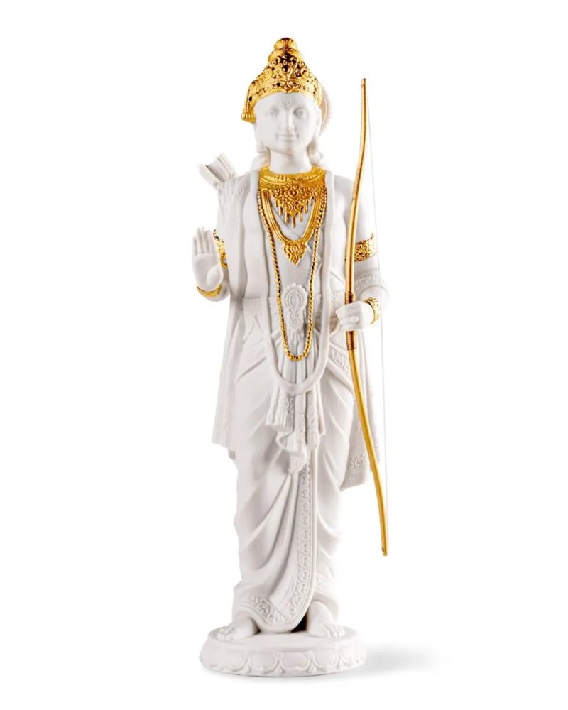 Escultura Rama. Lustre oro