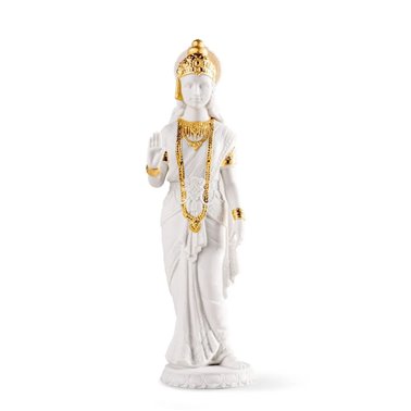 Escultura Sita. Lustre oro