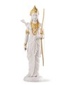 Escultura Lakshman. Lustre oro