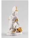 Escultura Hanuman. Lustre oro