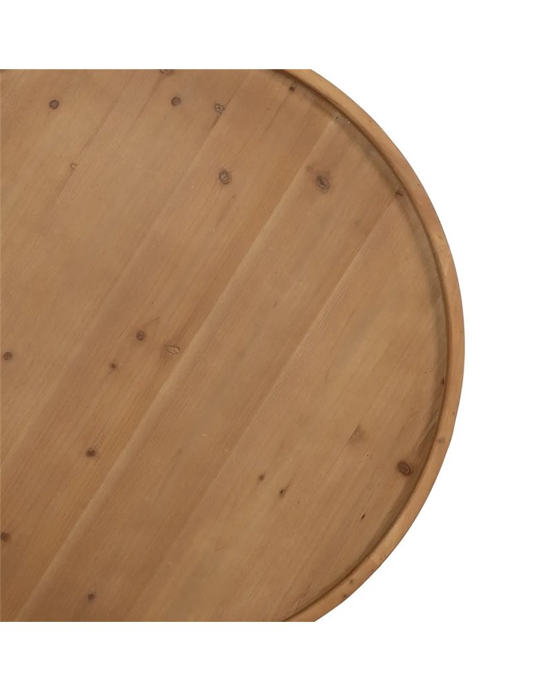 MESA CENTRO NATURAL DM-MADERA 80 X 80 X 36 CM