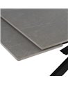 MESA EXTENSIBLE GRIS-NEGRO 170 X 90 X 76 CM