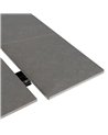 MESA EXTENSIBLE GRIS-NEGRO 170 X 90 X 76 CM