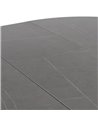 MESA EXTENSIBLE GRIS-NEGRO 120 X 120 X 75 CM