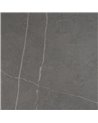 MESA EXTENSIBLE GRIS-NEGRO 120 X 120 X 75 CM