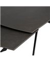 MESA EXTENSIBLE GRIS OSCURO 180 X 90 X 76 CM