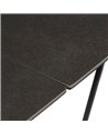 MESA EXTENSIBLE GRIS OSCURO 180 X 90 X 76 CM