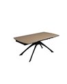 MESA EXTENSIBLE NATURAL-NEGRO 180 X 90 X 76 CM