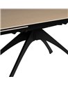 MESA EXTENSIBLE NATURAL-NEGRO 180 X 90 X 76 CM