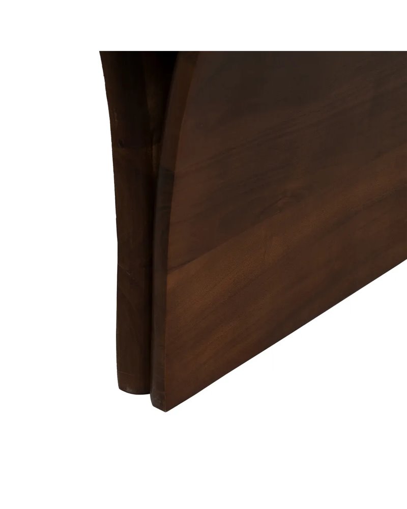 MESA CENTRO MARRÓN MADERA DE ACACIA 130 X 70 X 40 CM