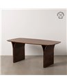 MESA COMEDOR MARRÓN MADERA DE ACACIA 180 X 90 X 76 CM