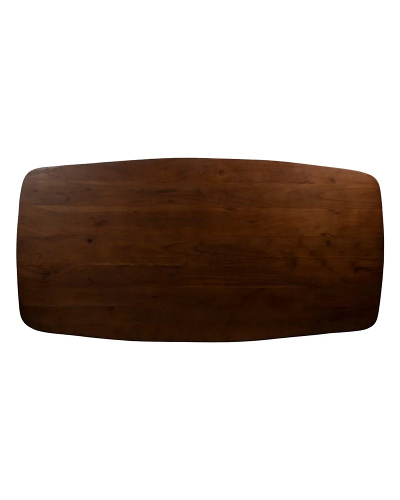 MESA COMEDOR MARRÓN MADERA DE ACACIA 180 X 90 X 76 CM