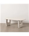 MESA CENTRO BLANCO ROZADO 130 X 70 X 46 CM