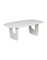 MESA CENTRO BLANCO ROZADO 130 X 70 X 46 CM