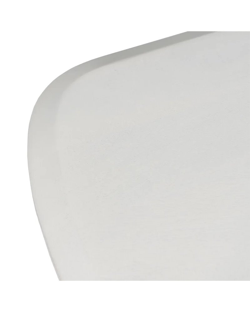 MESA CENTRO BLANCO ROZADO 130 X 70 X 46 CM