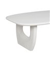 MESA CENTRO BLANCO ROZADO 130 X 70 X 46 CM