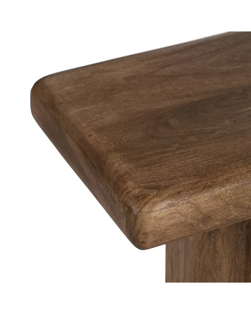 MESA CENTRO MARRÓN MADERA DE MANGO SALÓN 120 X 35 X 45 CM