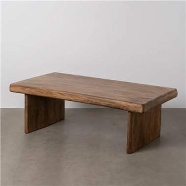 MESA CENTRO MARRÓN MADERA DE MANGO SALÓN 140 X 70 X 45 CM