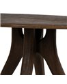 MESA COMEDOR MARRÓN MADERA DE MANGO 120 X 106 X 76 CM