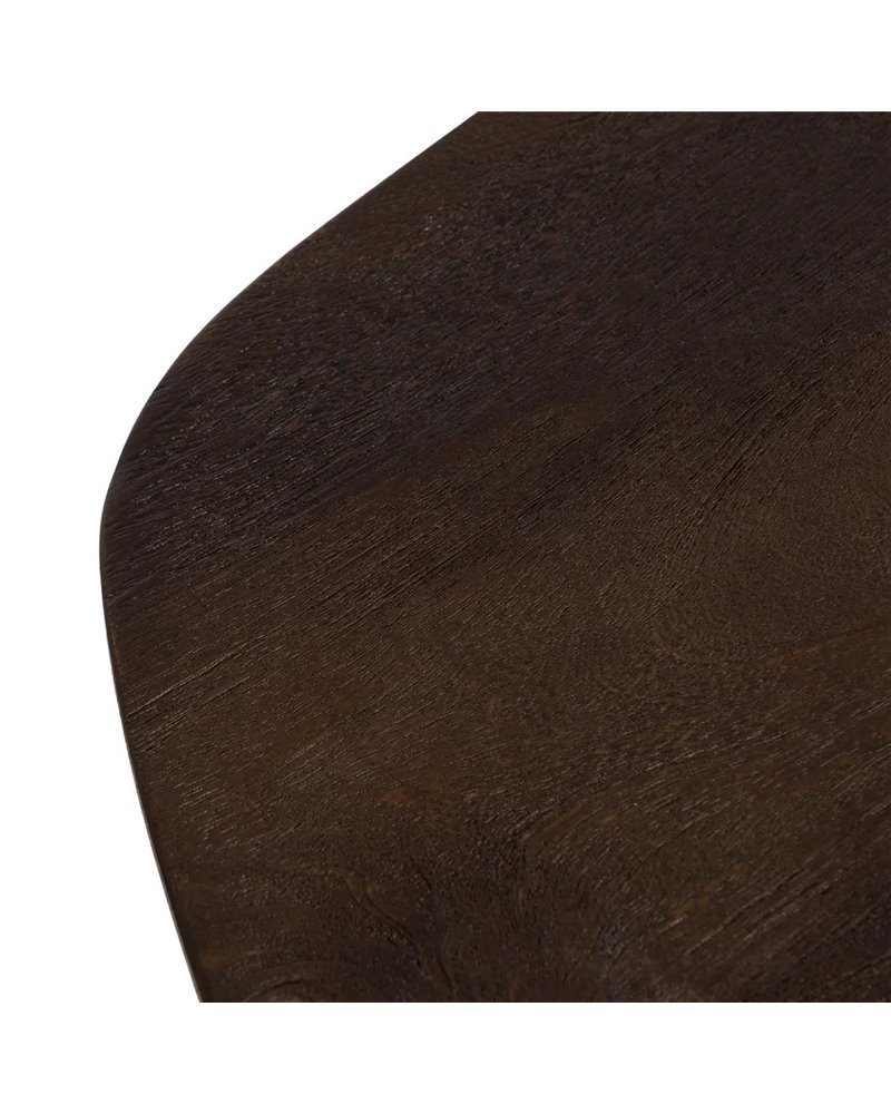 MESA COMEDOR MARRÓN MADERA DE MANGO 200 X 100 X 76 CM