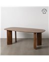 MESA COMEDOR MARRÓN MADERA DE MANGO 200 X 100 X 76 CM