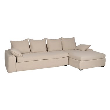 CHAISE-LOUNGER CREMA...