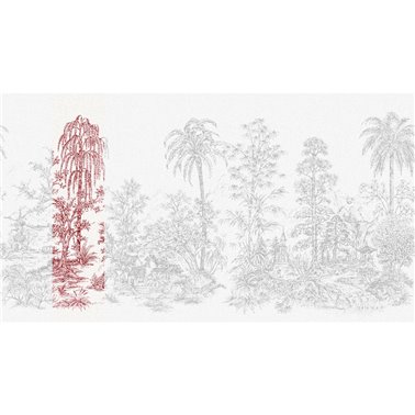 Mandalay White Red 40232