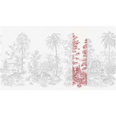 Mandalay White Red 40236